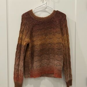 Knox Rose Multi color brown/tan/rust ombré XS